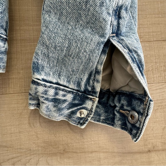 Girls Gap Sherpa Lined Denim Jacket, Medium - Picture 14 of 14